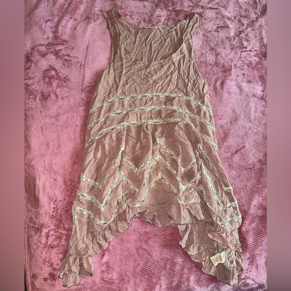 Free People dusty rose trapeze